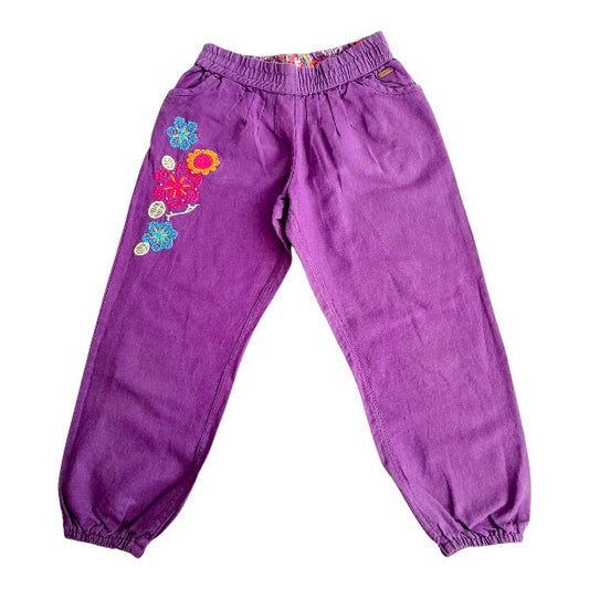 Pantalón Algodón Morado Marca Otra 10 A Estado Casi tiki
