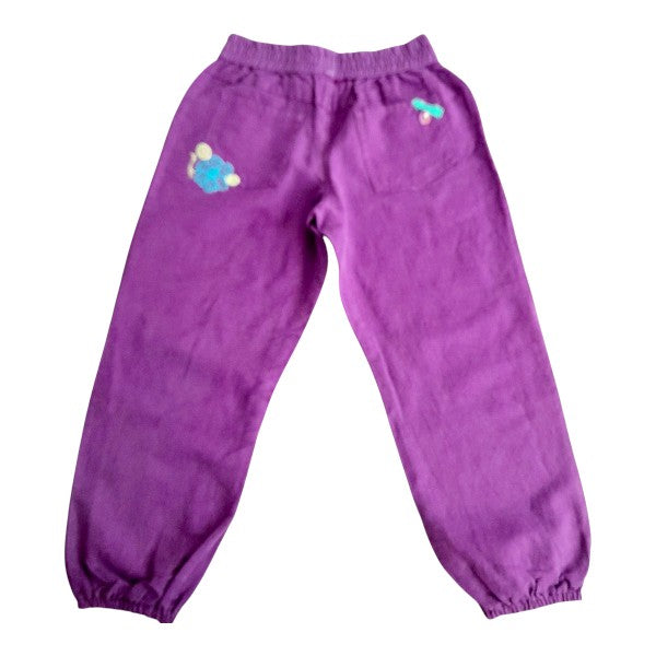 Pantalón Algodón Morado Marca Otra 10 A Estado Casi tiki