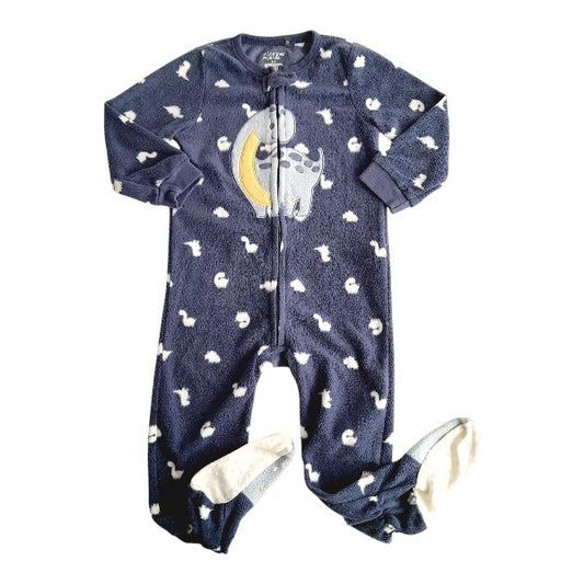 Pijama Micropolar Azul Marca Otra 2 A Estado Casi tiki