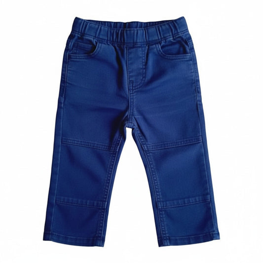 Pantalón Algodón Azul Marca Hym 9-12 M Estado Casi tiki