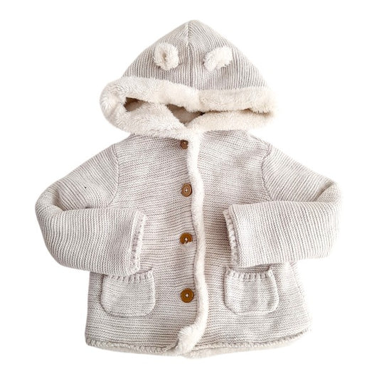 Chaleco forrado polar Gris Marca Carter's 2 A Estado Casi tiki