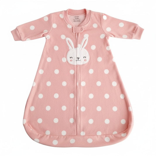 Saco Micropolar Rosa Marca Carter's 0-3 M Estado Casi tiki