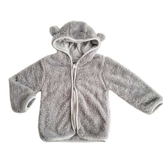 Polerón Peludo Gris Marca Otra 2 A Estado Casi tiki