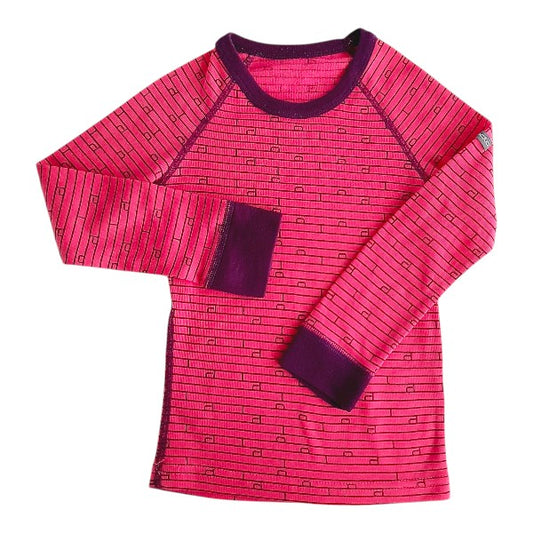 Polera manga larga Algodón Diseños Marca Otra 18 M Estado Casi tiki