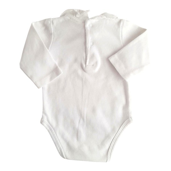 Body Algodón Blanco Marca Otra 3-6 M Estado Casi tiki