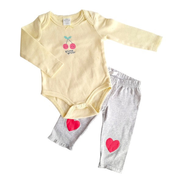 Pack Algodón Diseños Marca Baby harvest 3-6 M Estado Casi tiki
