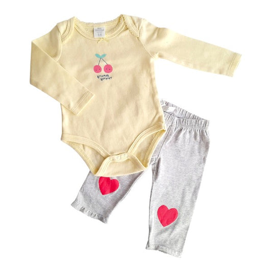 Pack Algodón Diseños Marca Baby harvest 3-6 M Estado Casi tiki