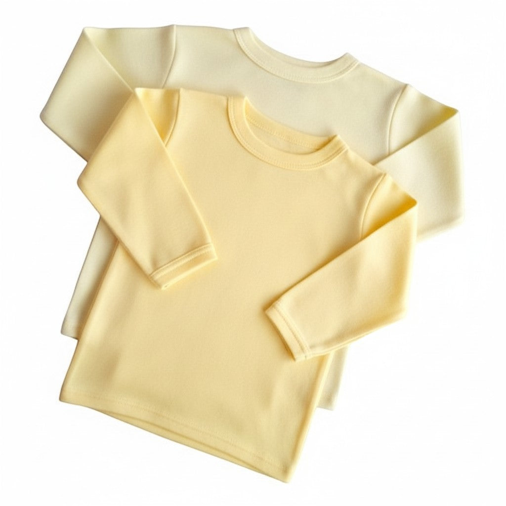 Pack camiseta Algodón Amarillo Marca Otra 6-9 M Estado Casi tiki