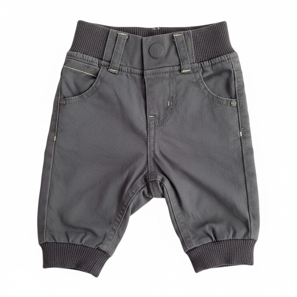 Pantalón Mezclilla Gris Marca Pillin Recién Nacido Estado Tiki taka