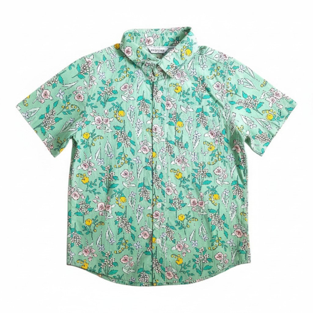 Camisa Tela Diseños Marca Cat & Jack 8 A Estado Casi tiki