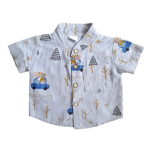Camisa Tela Diseños Marca Otra 0-3 M Estado Casi tiki