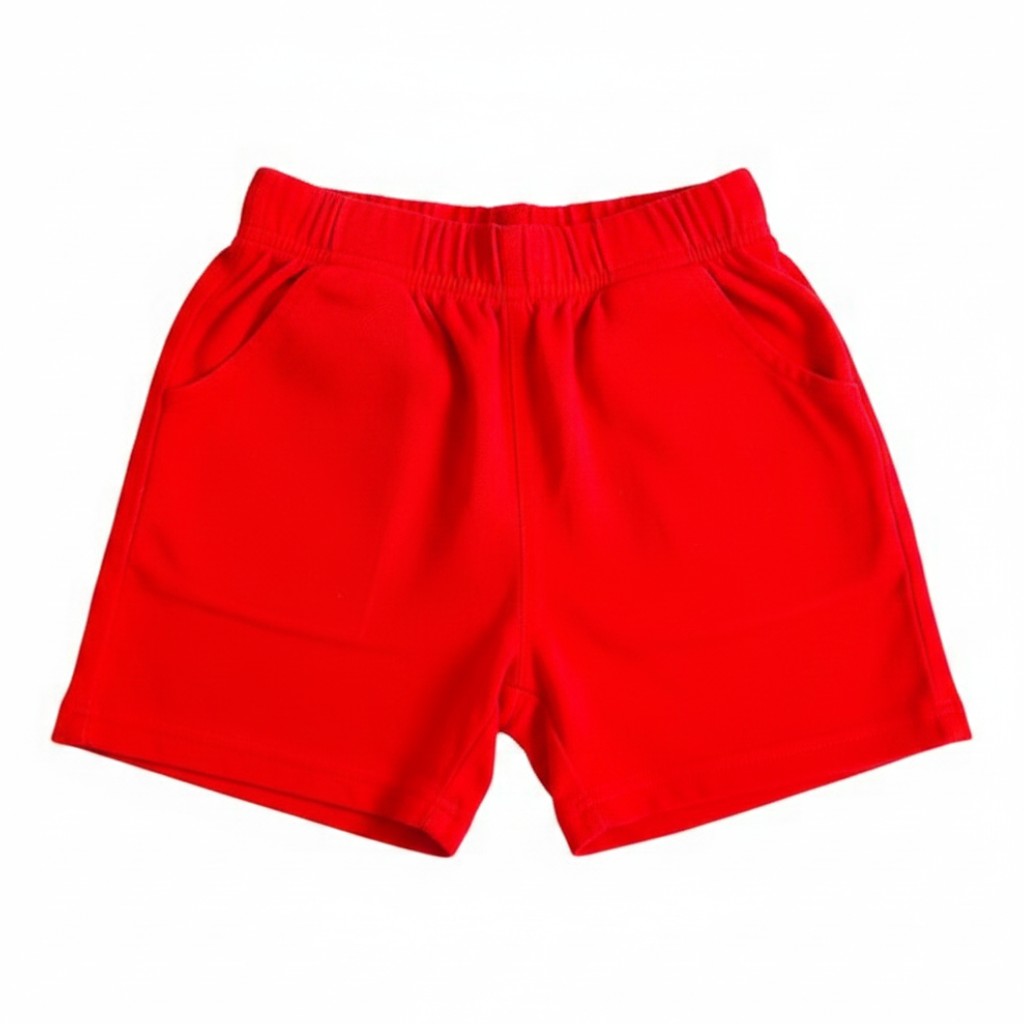 Short Tela Rojo Marca Otra 12 M Estado Casi tiki