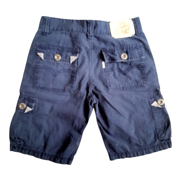 Short Gabardina Azul Marca Otra 10 A Estado Casi tiki