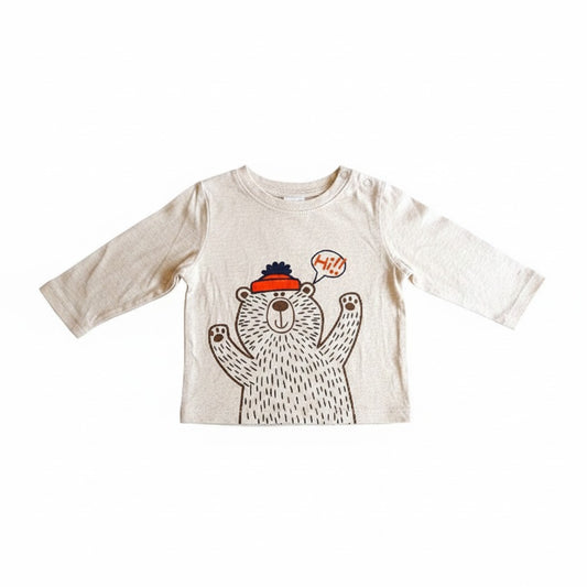 Polera Algodón Diseños Marca Garanimals 6-9 M Estado Casi tiki