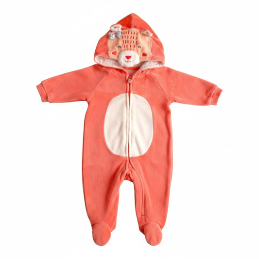 Osito Micropolar Coral Marca Pillin 0-3 M Estado Casi tiki