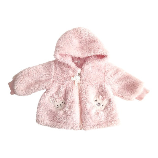 Polerón Peludo Rosa Marca Limonada 0-3 M Estado Casi tiki