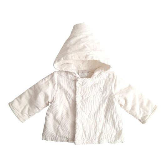 Polerón Micropolar Blanco Marca Coniglio 0-3 M Estado Casi tiki