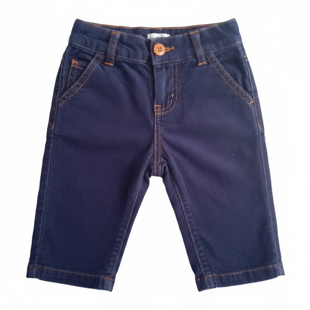 Pantalón Cotelé Azul Marca Ficcus 3-6 M Estado Tiki taka