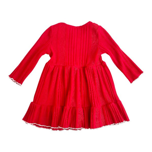 Vestido Lana Burdeo Marca Otra 9-12 M Estado Tiki taka