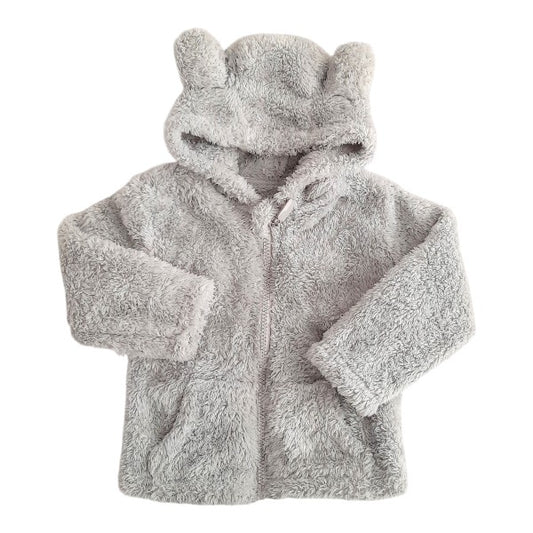 Polerón Peludo Gris Marca All basics 18 M Estado Casi tiki