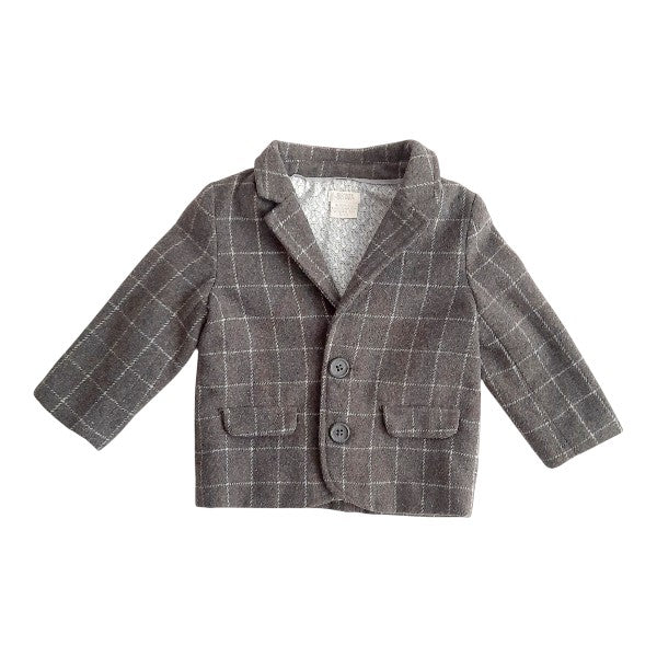 Abrigo Polar Gris Marca Otra 6-9 M Estado Tiki taka
