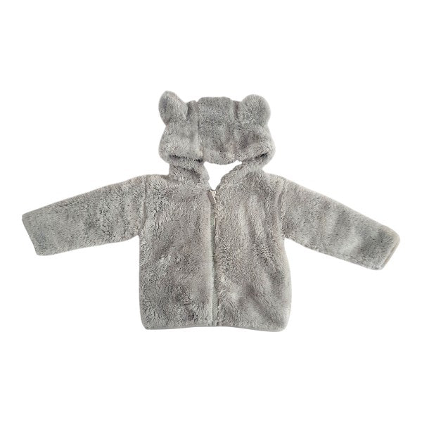 Polerón Peludo Gris Marca Boulevard 9 M Estado Casi tiki