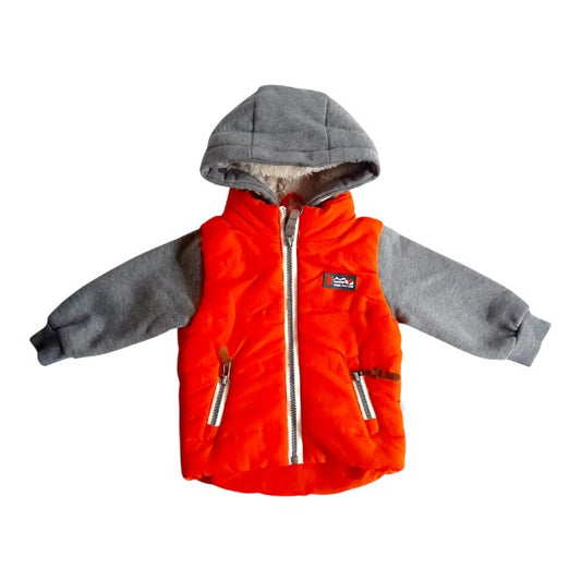 Chaqueta Poliéster Multicolor Marca Baby by Little Topsis 9-12 M Estado Casi tiki