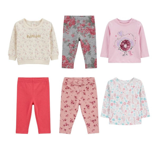 Chiqui Look Adorable — 6 prendas, 3 looks · Talla 6 M