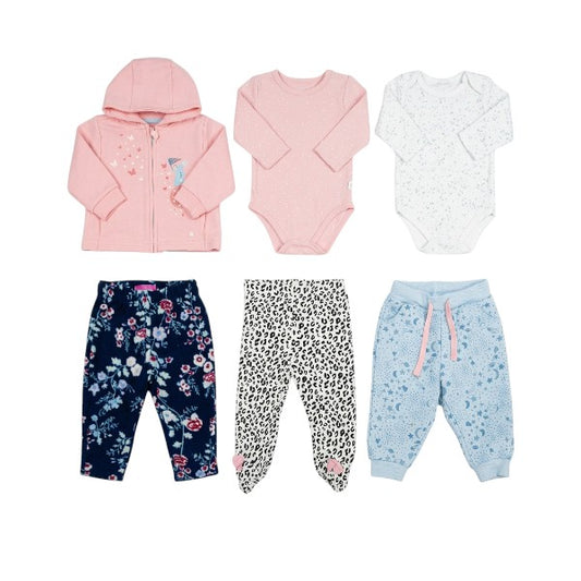 Chiqui Look Aventurera — 6 prendas, 3 looks · Talla 6-9 M