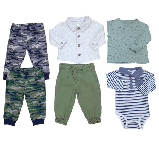 Chiqui Pack Pequeño Soldado 6 prendas — todas las prendas 6-9 M