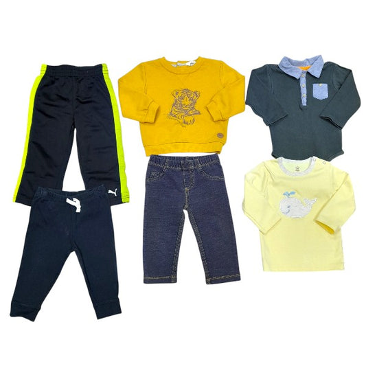 Chiqui Pack Pequeño Tigre 6 prendas — todas las prendas 12 M