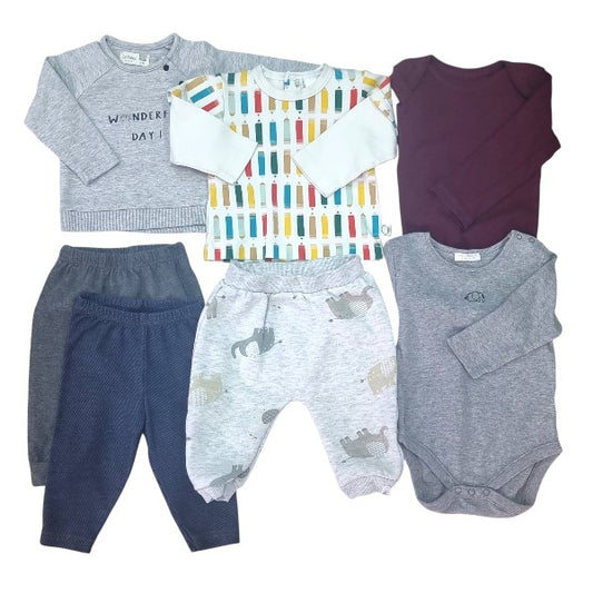 Chiqui Pack Día Maravilloso 6 prendas — todas las prendas 3-6 M