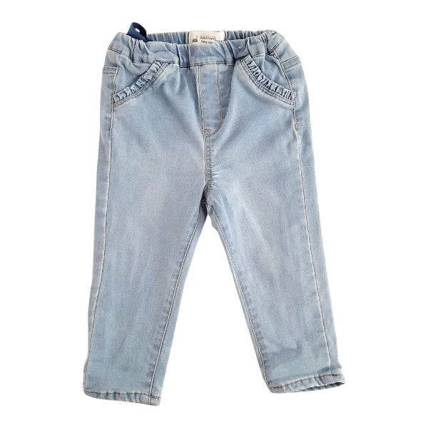 Pantalón Mezclilla Celeste Marca Boulevard 18 M Estado Casi tiki