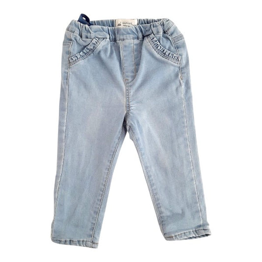 Pantalón Mezclilla Celeste Marca Boulevard 18 M Estado Casi tiki