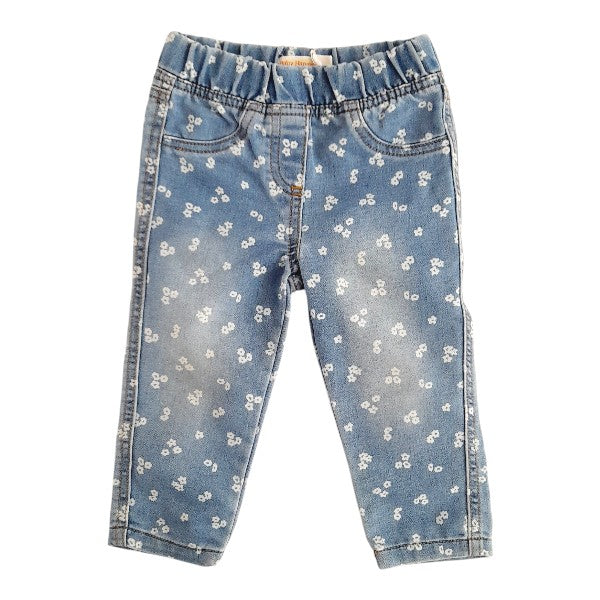 Pantalón Mezclilla Azul Marca Baby by Little Topsis 18 M Estado Casi tiki