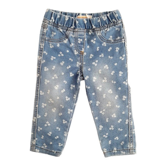 Pantalón Mezclilla Azul Marca Baby by Little Topsis 18 M Estado Casi tiki