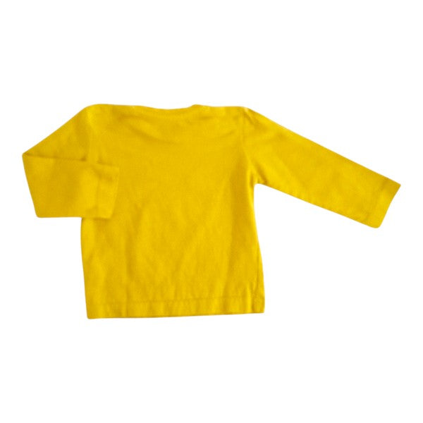 Polera manga larga Algodón Mostaza Marca Pillin 9 M Estado Tiki taka