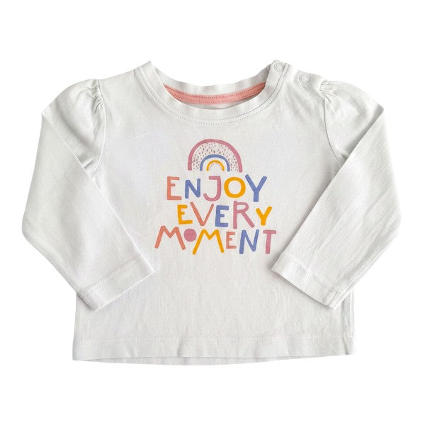 Polera manga larga Algodón Verde agua Marca redwood 9 M Estado Casi tiki