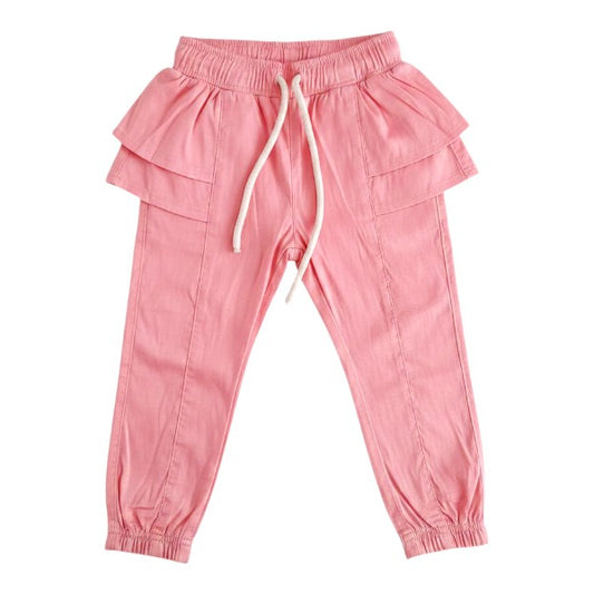 Pantalón Cuerina Rosa Marca Otra 6-9 M Estado Tiki taka