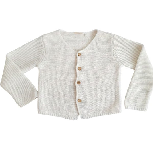 Chaleco Tejido Crema Marca Tribu 12-18 M Estado Casi tiki