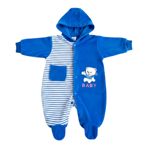 Osito Micropolar Azul Marca Otra 0-3 M Estado Casi tiki