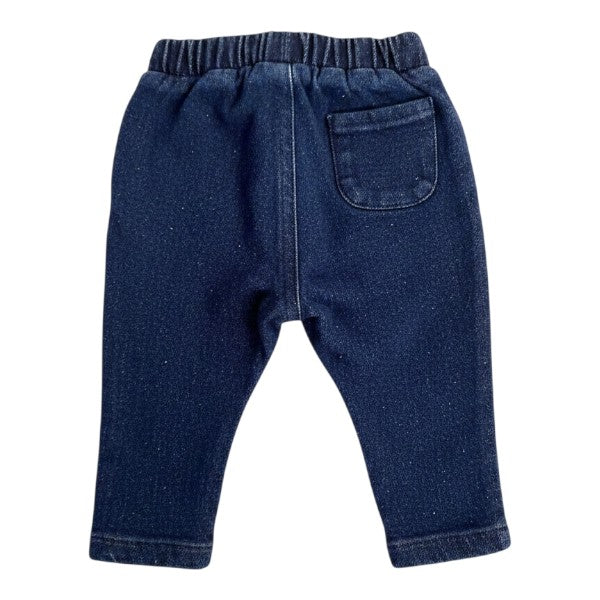 Pantalón Mezclilla Azul Marca Baby by Little Topsis Recién Nacido Estado Casi tiki