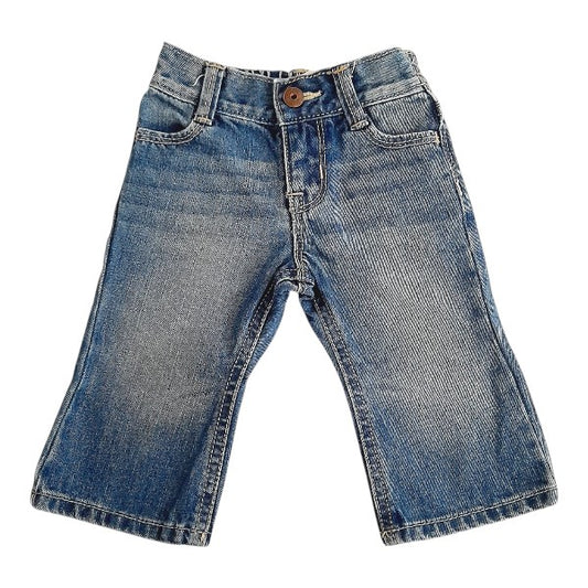 Pantalón Mezclilla Azul Marca OshKosh 6 M Estado Casi tiki