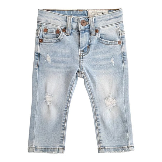 Pantalón Mezclilla Celeste Marca Otra 0-3 M Estado Casi tiki
