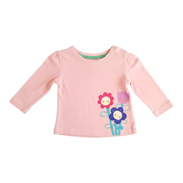 Polera manga larga Algodón Rosa Marca redwood 0-3 M Estado Casi tiki