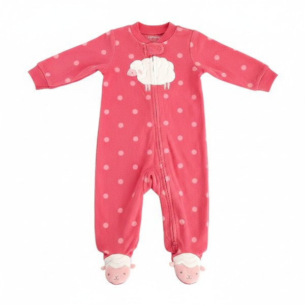 Osito Micropolar Rosa Marca Carter's 6 M Estado Tiki taka