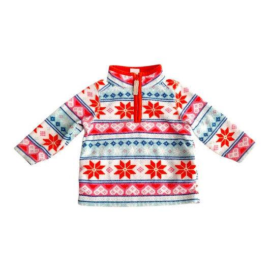 Polerón Micropolar Multicolor Marca Carter's 9 M Estado Casi tiki