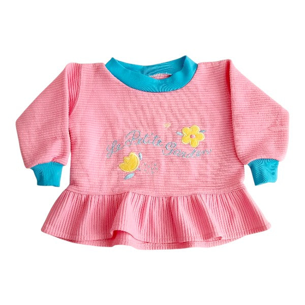 Polera Micropolar Rosa Marca Otra 9-12 M Estado Casi tiki