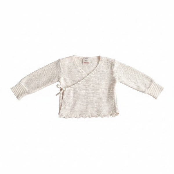 Chaleco Tejido Blanco Marca Zara 6-9 M Estado Casi tiki
