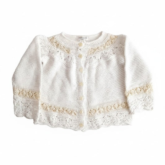 Chaleco Tejido Blanco Marca Otra 3-6 M Estado Casi tiki